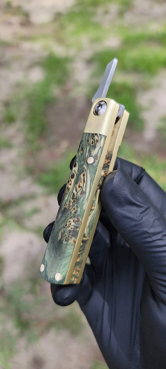 Fold - Brass and Cedar