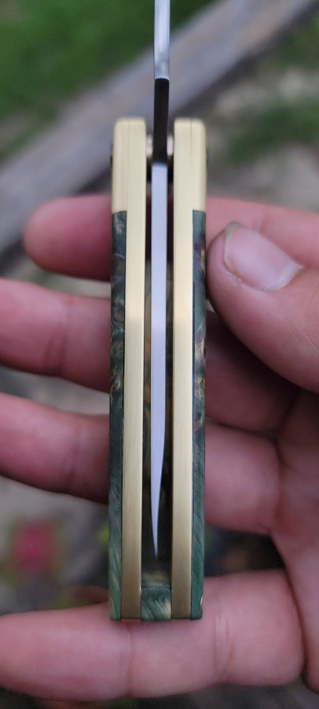 Fold - Brass and Cedar