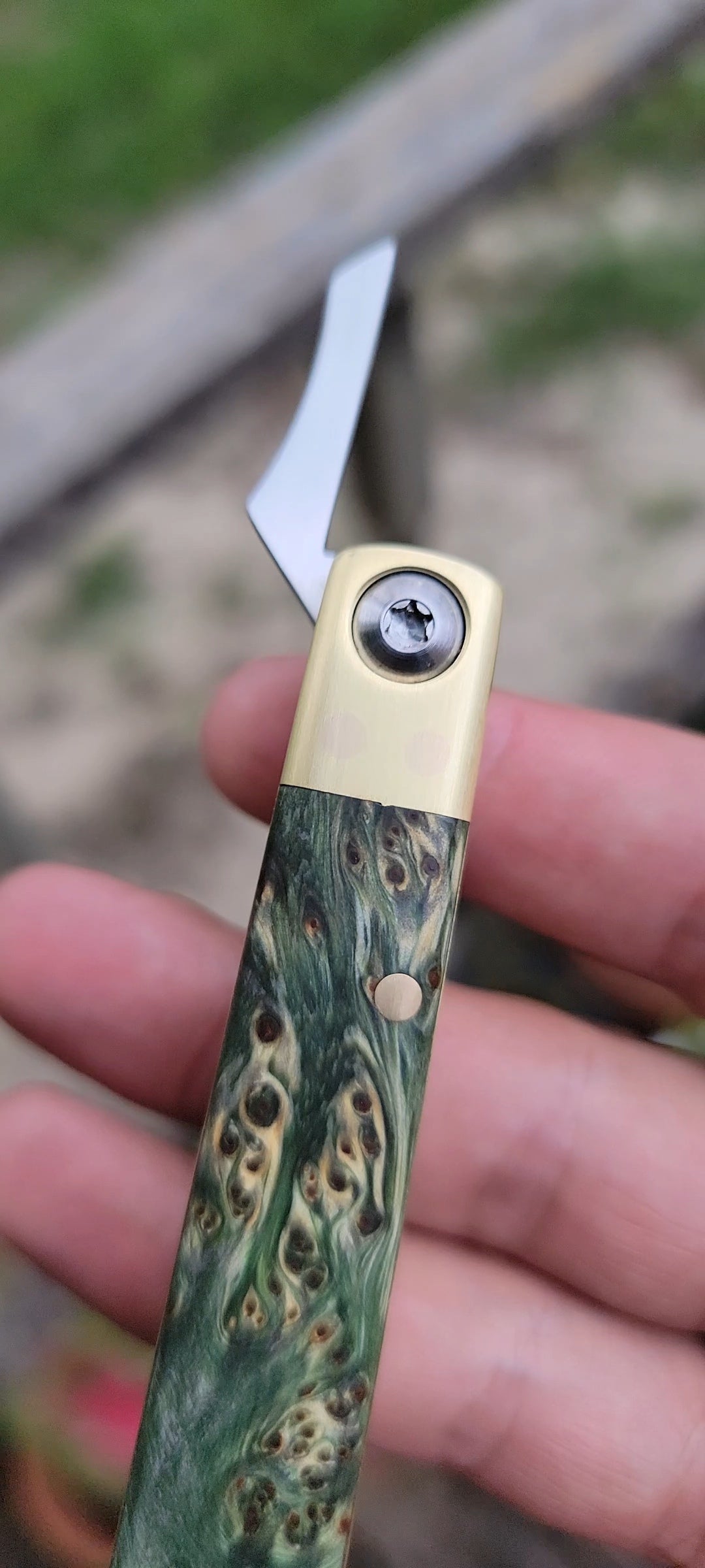 Fold - Brass and Cedar